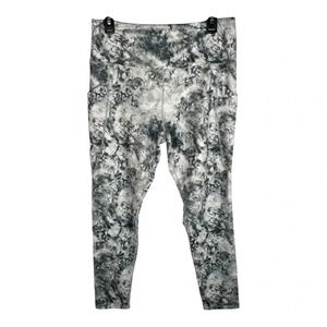 SO Gray/ White Marble Leggings Women's XL